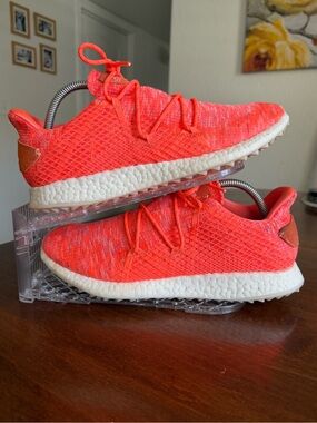 Adidas W Crossknit DPR Boost  Size 11  Women Medium Orange Red Tint Golf